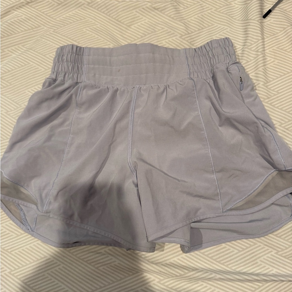 Lululemon Athletica Light Gray Athletic Shorts